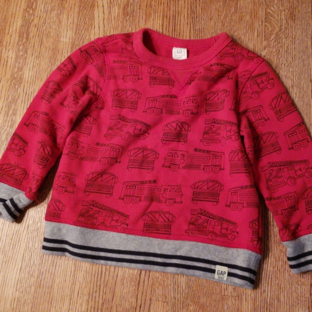 Fire truck sweatshirt